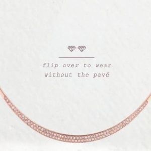 Chloe + Isabel Sparkling Rose Collar Necklace